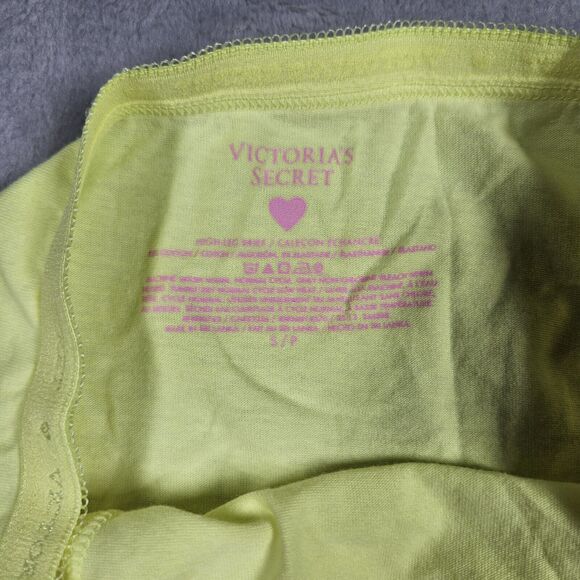 Victoria's Secret Panties Hi-Leg Brief Cotton Small Y2K Lot of 2 Neon Color - Picture 7 of 9